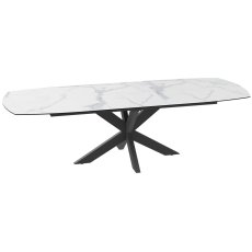 Pheonix Dining Table - Matt Marble 3