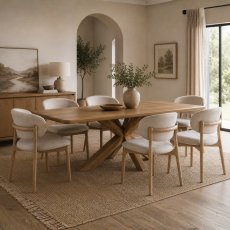 Arden Dining Table & 6 Nina Chairs 2