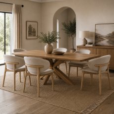 Arden Dining Tble & 6 Nina Chairs 1