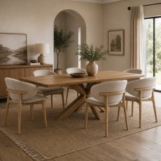 Arden Dining Tble & 6 Nina Chairs 2