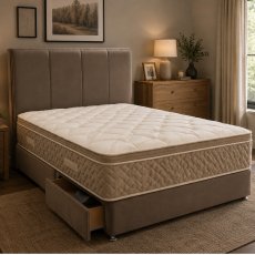 Dormia 2 Drawer Divan Set with Headboard