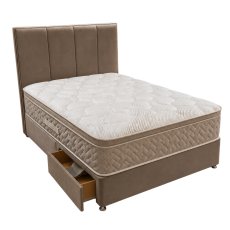 Serenite 2 Draw Divan with Headboard 1