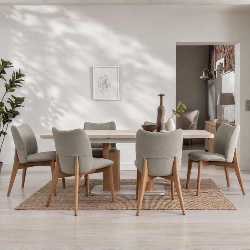 Aaron Extending Table & 6 Susan Chairs 1
