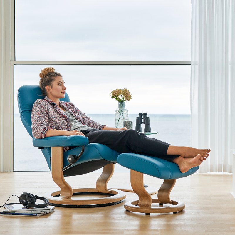 Stressless Ambassador Chair & Stool | Cookes Furniture