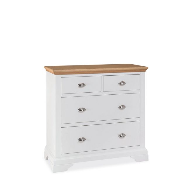 Cookes Collection Camden Two Tone 2 Over 2 Drawer Chest 
