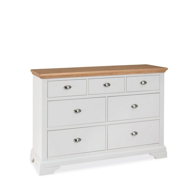 Cookes Collection Camden Two Tone 3 Over 4 Drawer Chest 
