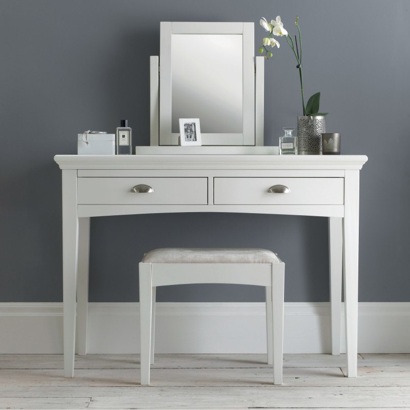 green emerald velvet dress Spes Vanity Table with Ample Storage & Elegant Mirror – Boahaus main image 0