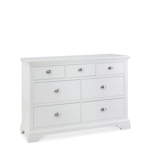 Camden White Bedroom Cookes Collection, Soft Close 3 Drawer Dresser White