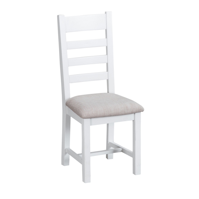 Cookes Coolection Thames White Ladder Back Dining Chair 1