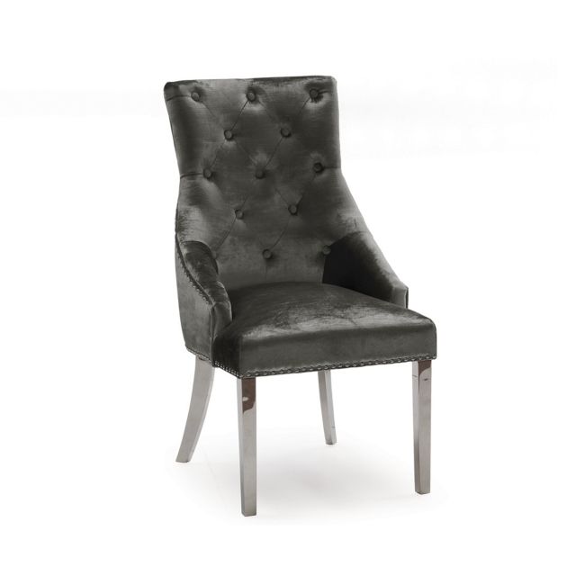 Cookes Collection Jake Dining Chair Charcoal 1