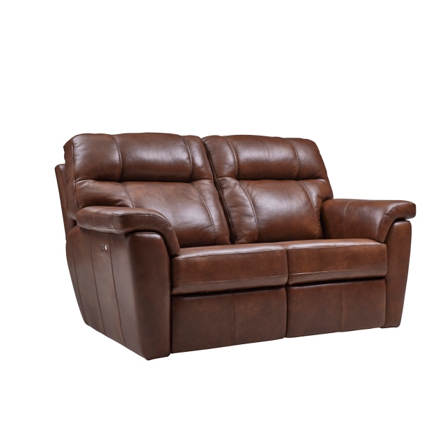 Cookes Collection Lepus Leather 2 Seater Recliner Sofa 1