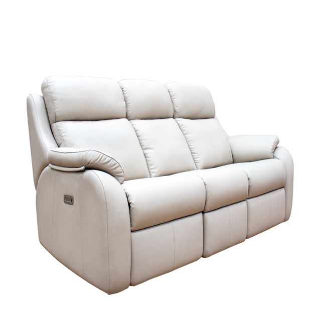 G Plan Kingsbury 3 Seater Recliner in Leather 1