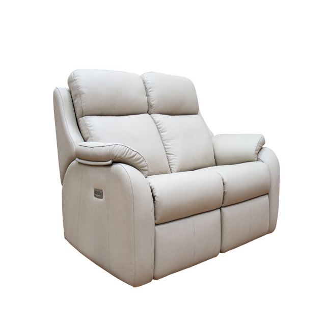 G Plan Kingsbury 2 Seater Leather Recliner Sofa