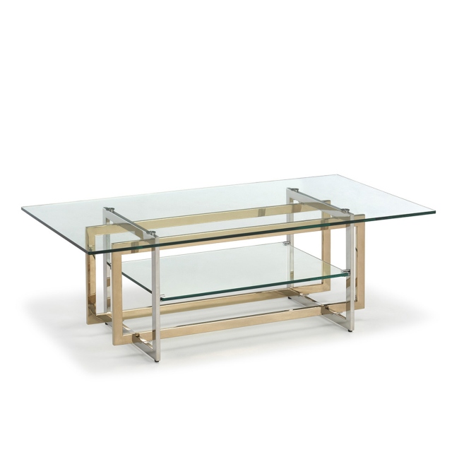 Select Coffee Table Tables, Cheltenham Glass And Steel Coffee Table