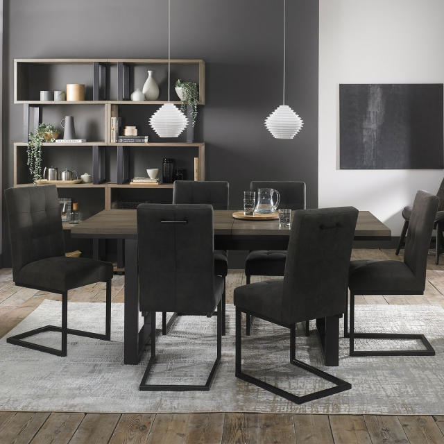 4207 MD1 Medium Dining Table and 6 Chairs 1
