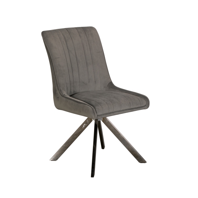 Cookes Collection Grey Charlotte Dining Chair 1