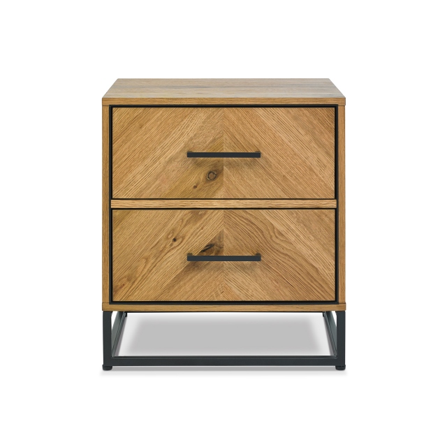 Cookes Collection Rotterdam 2 Drawer Nightstand 1
