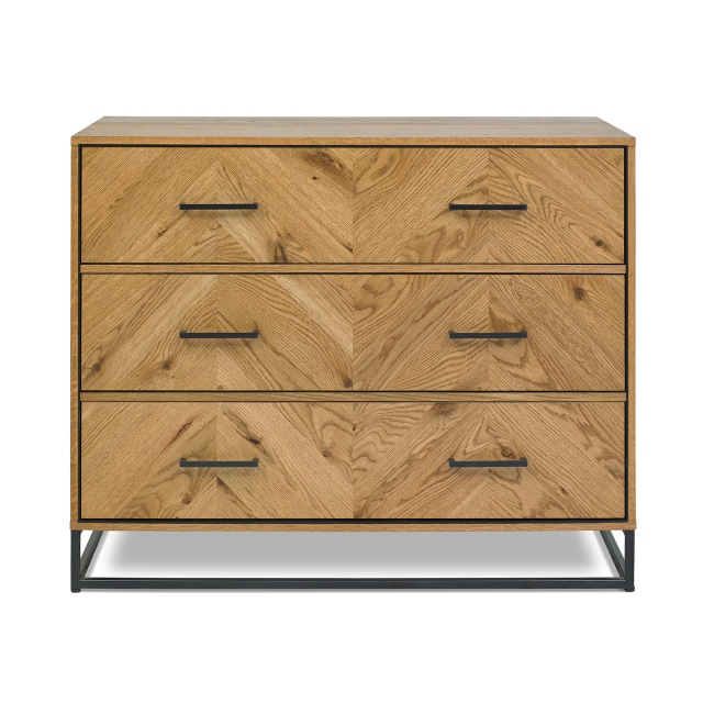 Cookes Collection Rotterdam 3 Drawer Wide Chest 1