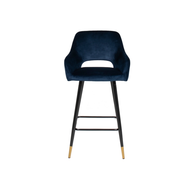 Cookes Collection Britney Bar Stool Navy 1