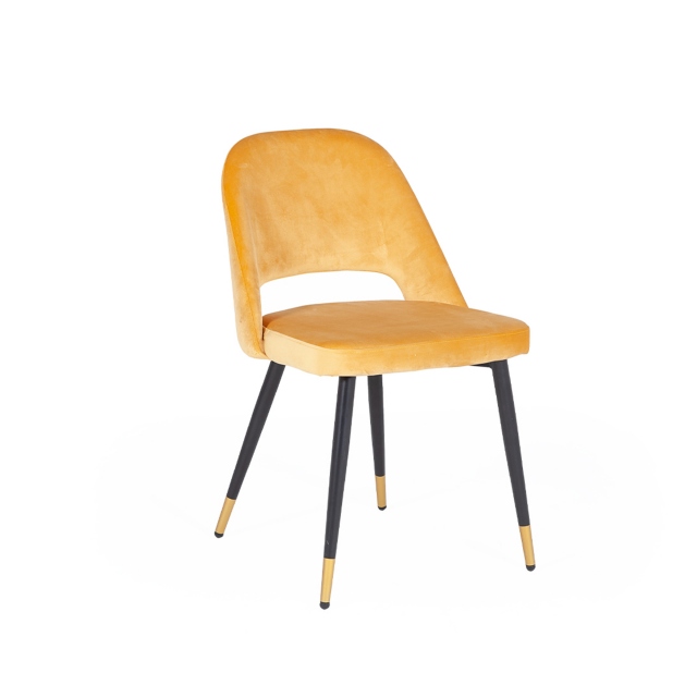 Cookes Collection Britney Dining Chair Mustard 1
