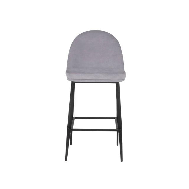 Cookes Collection Violet Bar Stool Light Grey 1