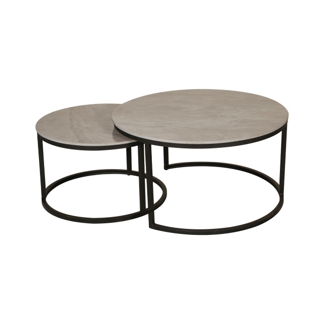 Yale Round Nest of Coffee Tables 1