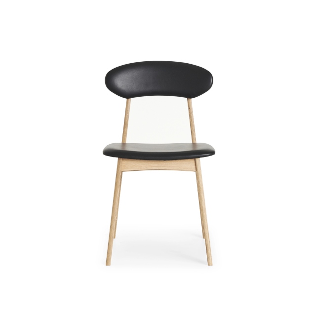 Tribe LUX Dining Chair Black leather 1