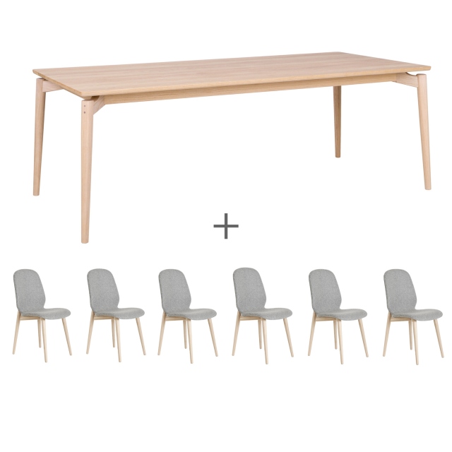 Aeris Dining Table & 6 Chairs 1