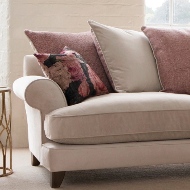 The Lounge Co Briony 3 Seater Pillow Back Sofa