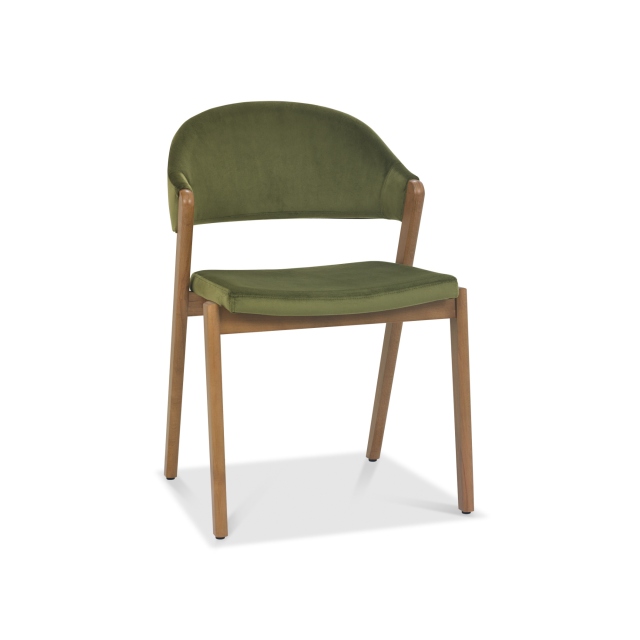 Clifton Upholstered Dining Chair - Cedar Velvet 1