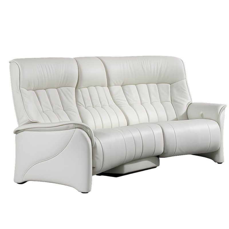 4350 - Rhine Himolla Rhine Trapezoidal 3 Seater Sofa W/Table