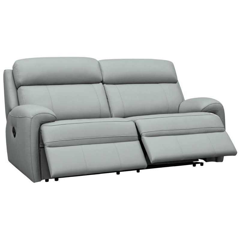 Hardy 3 Seater Double Manual Recliner Sofa Leather 1