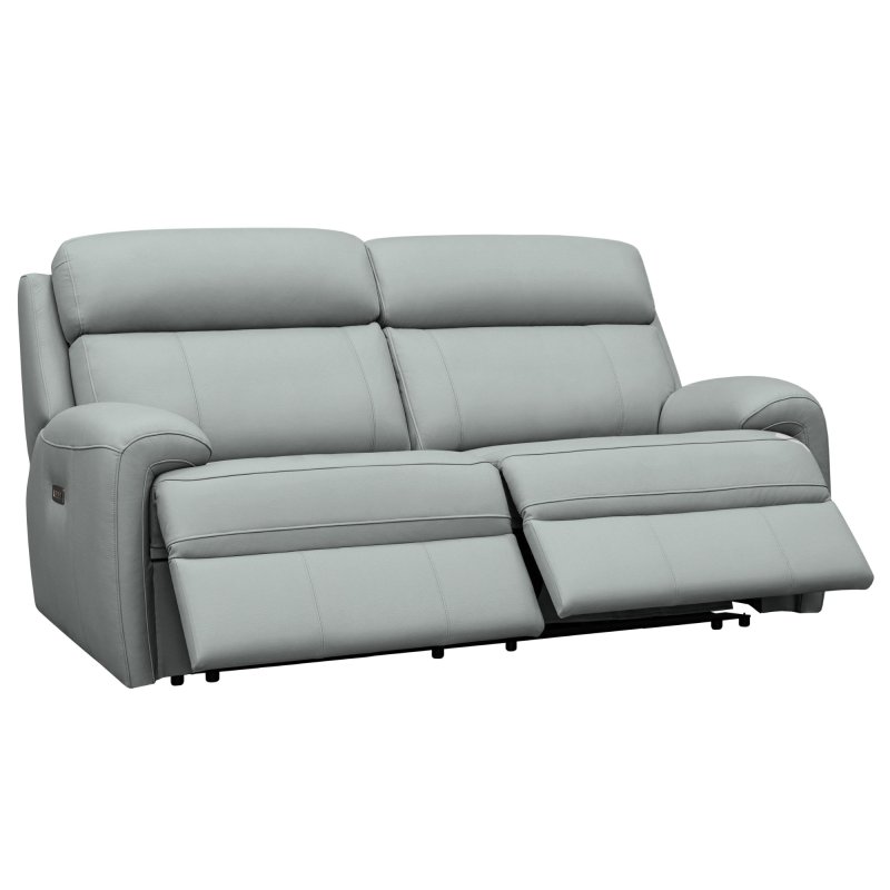 Hardy 3 Seater Power Recliner Sofa Leather 1