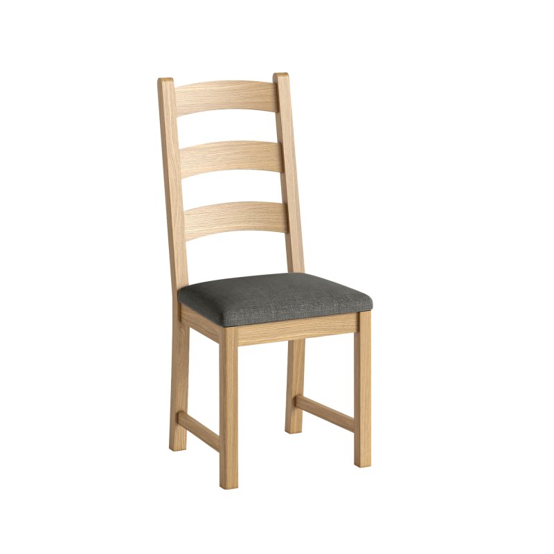 Belfort Ladder Back Dining Chair - Charcoal 1