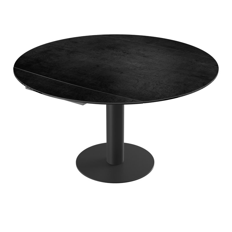 Luna Extending Dining Table - Titanium 1