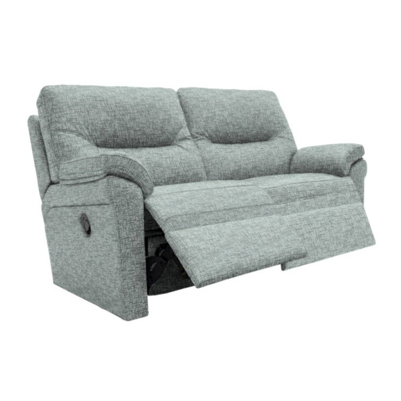 G Plan Seattle 2 Seater Double Manual Recliner Sofa with Heated Seats 1
