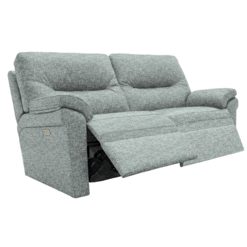G Plan Seattle 2.5 Seater Double Power Recliner Sofa with Lumbar 1
