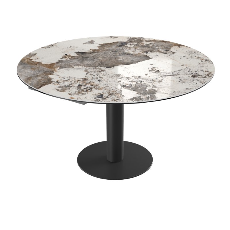 Luna Extending Dining Table - Calcatta Marble 1