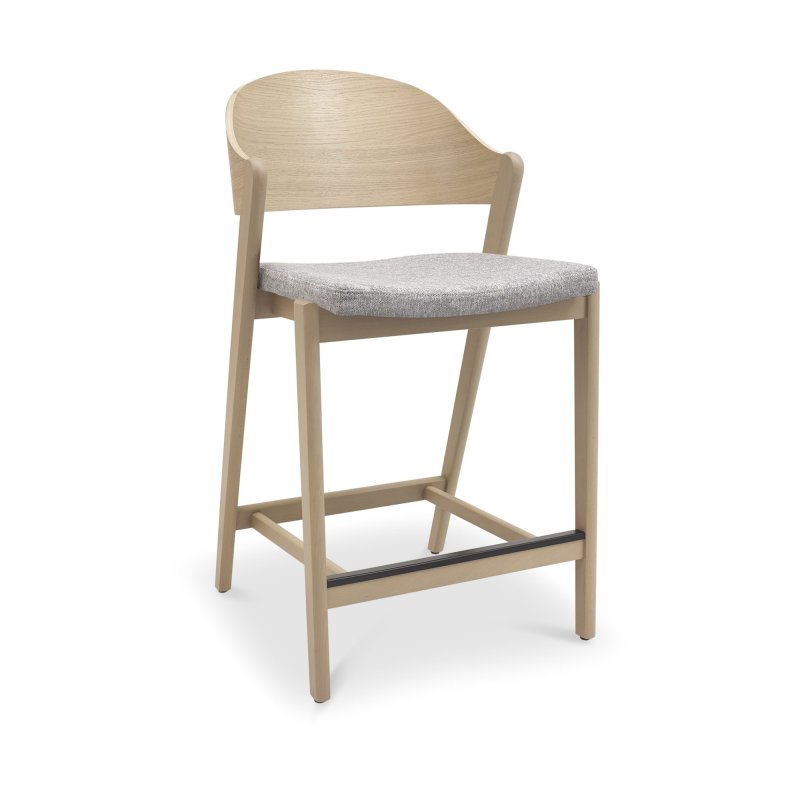 Valletta Bar Chair - Grey 1