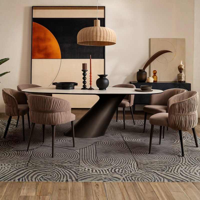 Willa Large Dining Table & 6 Chairs 1