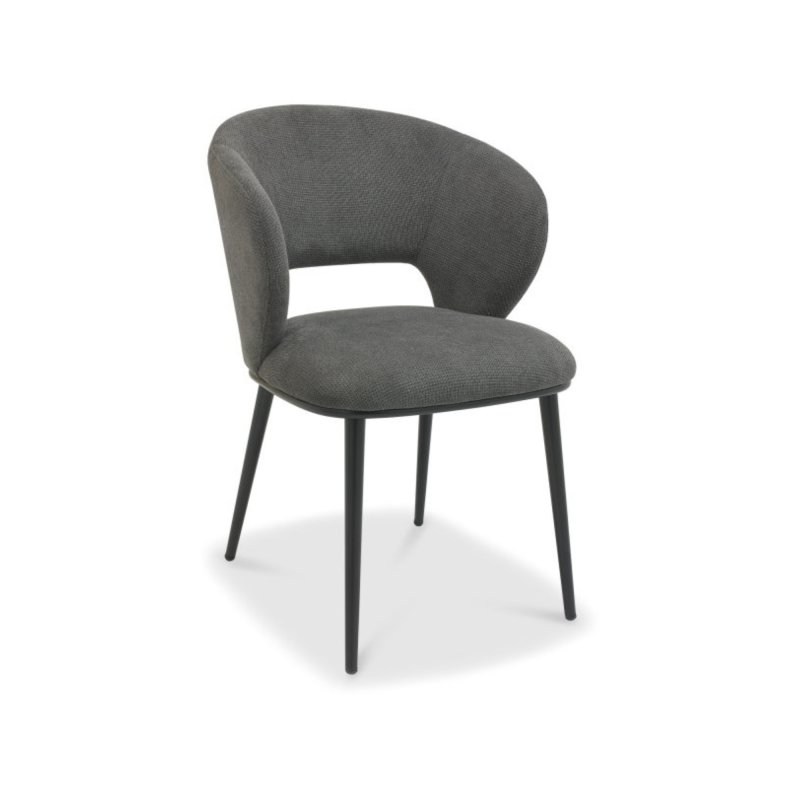 Grey Fabric Dining Chair 1