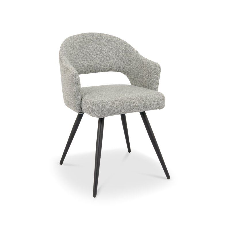 Grey Fabric Dining Chair 1