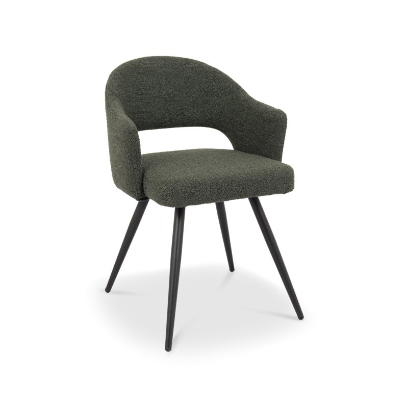 Green Fabric Dining Chair 1