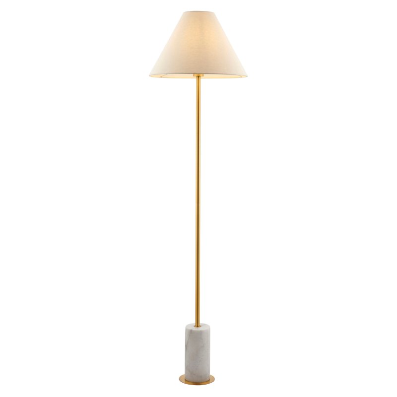 Brass and Marbel Floor Lamp 1