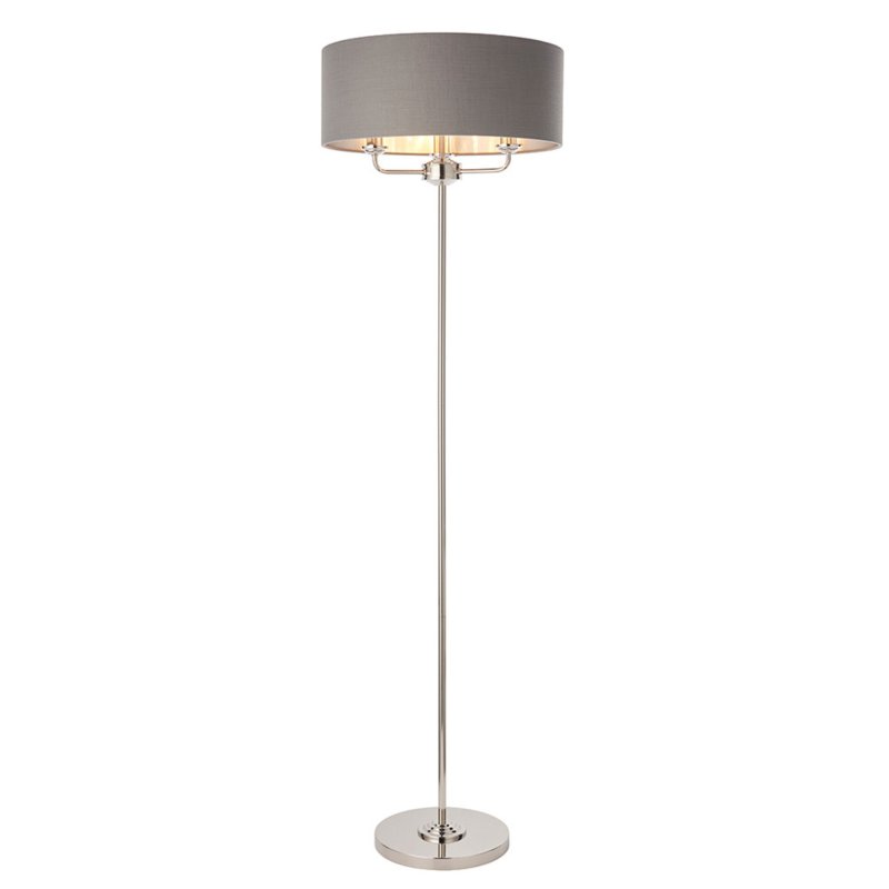 Highclere Fllor Lamp Charcoal 1