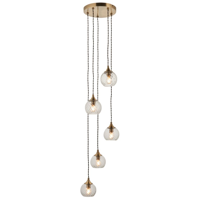 Allegra 5 Light Cascade Pendant 1
