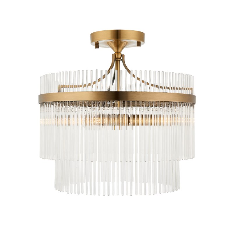 Marietta 3 Light Semi Flush 1