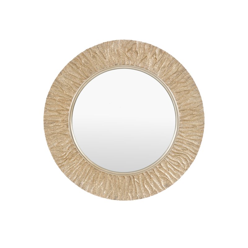 Falia Round Mirror Gold 1