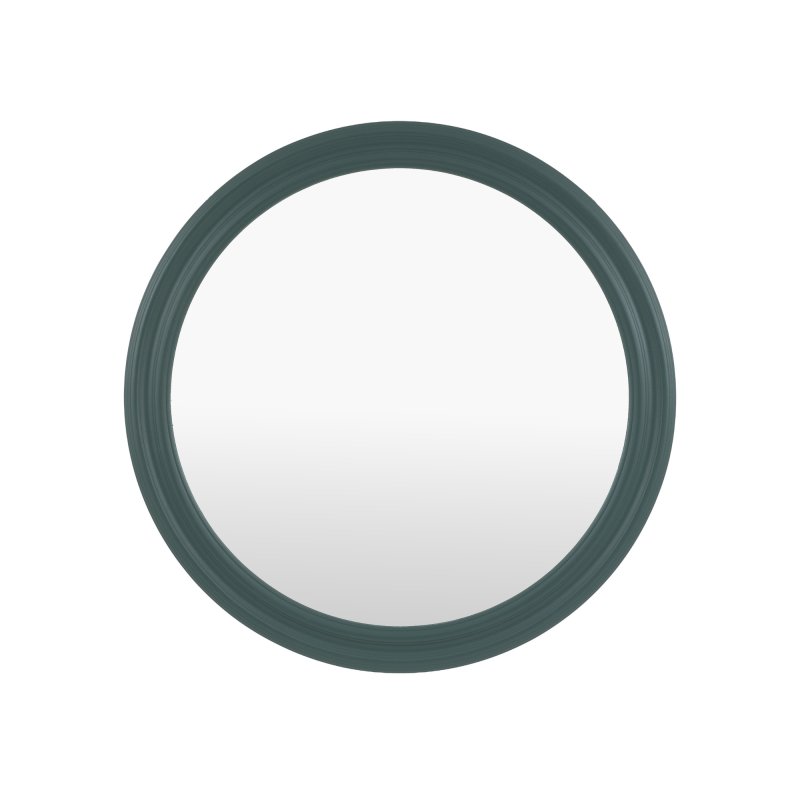 Suffolk Large Round Mirror - Green 1