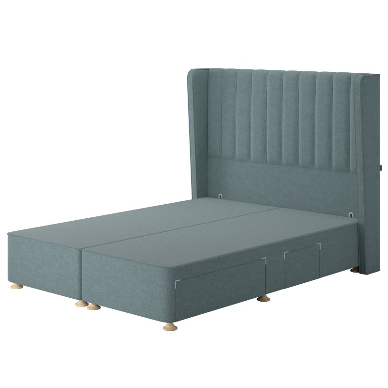 Tempur Suffolk Conti Drawer Divan Teal Soho 1